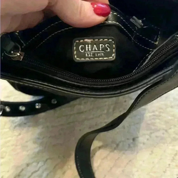 Vintage chaps crossbody shoulder purse - Picture 8 of 12